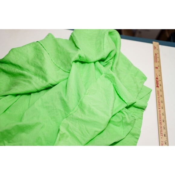 Lauren Ralph Lauren Petite 8P light green linen skirt - Picture 6 of 6